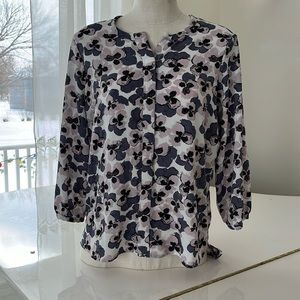 C & E floral top size medium